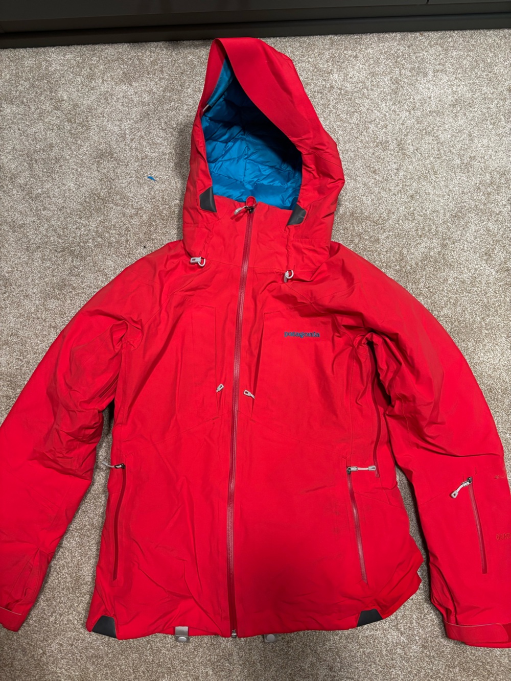 Patagonia Womens Insulated Red Ski Jacket